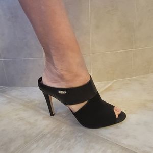 Calvin Klein,  black high heels,  size 8